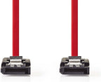Nedis SATA Kabel - 3 Gbps - SATA 7-Pins Female - SATA 7-Pins Female - Vernikkeld - 0.50 m - Plat - PVC - Rood - Polybag - afbeelding 8