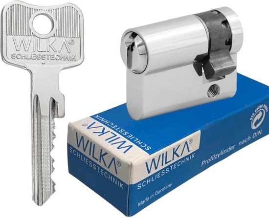 Wilka Cilinder 00/30 met 15 sleutels ideaal voor gezamelijk gebruik - Klasse A, Nikkel. - afbeelding 2