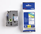 Brother TZe-253 Blauw op wit - afbeelding 2