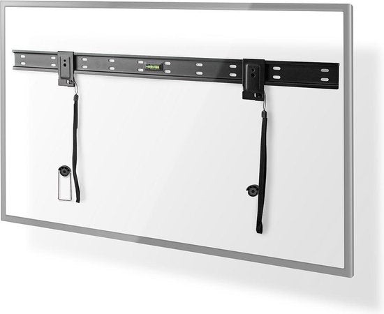 Nedis Vaste TV-Muurbeugel - 43 - 90 " - Maximaal schermgewicht: 50 kg - Minimale muurafstand: 14.5 mm - Staal - Zwart - afbeelding 3