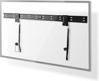 Nedis Vaste TV-Muurbeugel - 43 - 90 " - Maximaal schermgewicht: 50 kg - Minimale muurafstand: 14.5 mm - Staal - Zwart - afbeelding 3
