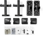 Speakerbeugel - Geschikt voor: Universeel - Plafond / Wand - 20 kg - Full Motion - Draaibaar - Staal - Zwart - afbeelding 8