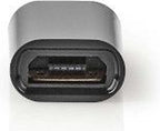 Nedis USB-C Adapter - USB 2.0 - USB-C Male - USB Micro-B Female - 480 Mbps - Rond - Vernikkeld - Zwart - Envelop - afbeelding 8