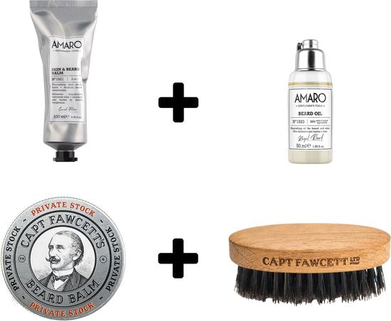 Captain Fawcett en Amaro Baardverzorgingsset (4 producten) - afbeelding 1