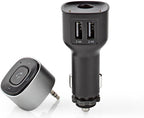 Nedis Bluetooth Multi-Adapter - Output: 1x 3,5 mm - SBC - 7 uur - Ingebouwde microfoon - Volumebediening - Automatische uitschakelfunctie - Grijs / Zwart - afbeelding 10
