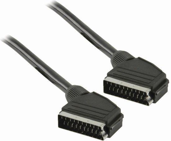 Nedis SCART-Kabel - SCART Male - SCART Male - Vernikkeld - 480p - 2.00 m - Rond - PVC - Zwart - Doos - afbeelding 5