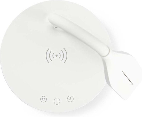 Nedis LED-Lamp met Draadloze Lader - Dimmer - Op Product - Qi - 5 W - Met dimfunctie - Koel Wit / Natuurlijk Wit / Warm Wit - 2700 - 6500 K - afbeelding 2