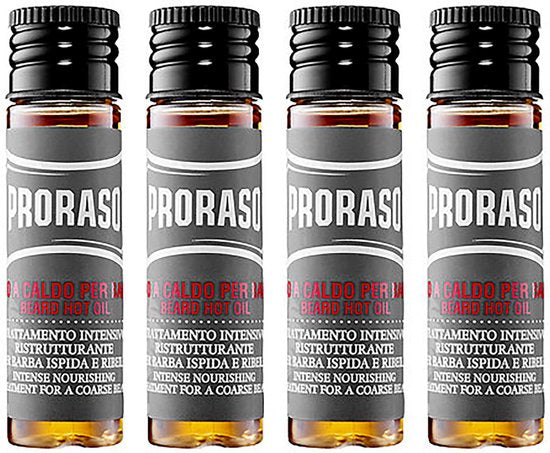 Baard Olie Yellow Proraso Warm (4 x 17 ml) - afbeelding 4