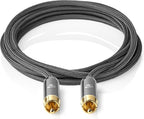 Nedis Digitale Audiokabel - RCA Male - RCA Male - Verguld - 2.00 m - Rond - Katoen - Antraciet / Gun Metal Grijs - Cover Window Box - afbeelding 5
