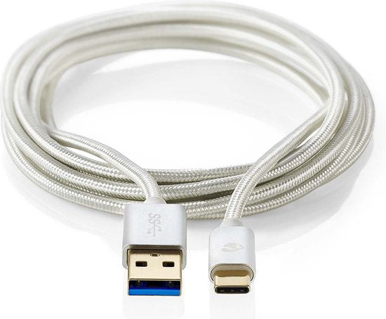 Nedis USB-C naar USB-A kabel - USB3.0 - tot / aluminium - meter - afbeelding 19