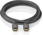 Nedis Ultra High Speed ​​HDMI-Kabel - HDMI Connector - HDMI Connector - 8K@60Hz - 48 Gbps - 1.00 m - Rond - 6.3 mm - Gun Metal Grijs - Cover Window Box - afbeelding 5