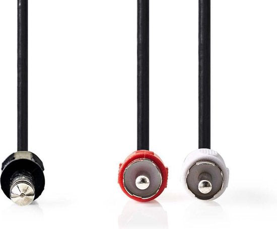 Nedis Stereo-Audiokabel - 6,35 mm Male - 2x RCA Male - Vernikkeld - 2.00 m - Rond - Polybag - afbeelding 8