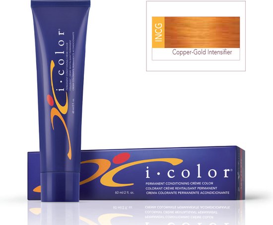 ISO i color Permanent Conditioning Crème Color 60ml Copper-Gold Intensifier - afbeelding 1