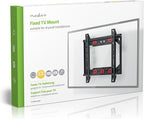 Nedis Vaste TV-Muurbeugel - 13-27 " - Maximaal schermgewicht: 15 kg - Minimale muurafstand: 24 mm - Staal - Zwart - afbeelding 5