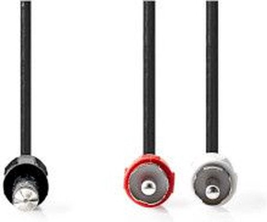 Nedis Stereo-Audiokabel - 6,35 mm Male - 2x RCA Male - Vernikkeld - 2.00 m - Rond - Polybag - afbeelding 3