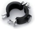 Raccorderie Metalliche Pratiko 351304001 3/4" Kraag voor buisklemming met rubberen pakking zonder plug & hout-ijzerschroef - 2 stuks - afbeelding 1