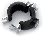 Raccorderie Metalliche Pratiko 351304001 3/4" Kraag voor buisklemming met rubberen pakking zonder plug & hout-ijzerschroef - 2 stuks - afbeelding 1