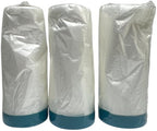 3 x Rol Maskeerfolie / Afdekfolie voor buiten Primafix 057 SPEC (B 1400mm x H 200mm L 17 mtr) 10 My Speciaal TAPE (Ductape) - afbeelding 2