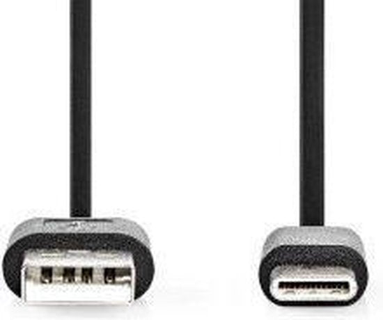 USB-Kabel - USB 2.0 - USB-A Male - USB-C Male - W - 480 Mbps - Vernikkeld - m - Rond - PVC - afbeelding 43