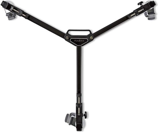 Nedis Statief-Dolly - Maximaal draagvermogen: 20.0 kg - Statief diameterbereik: 29.0 mm - Inclusief reistas - Pootvergrendelingen - Aluminium - Zwart - afbeelding 2