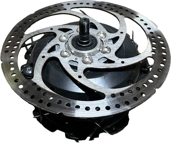 VanMoof origineel Voorwiel met Motor X2 (24 inch) matzwart met band /remschijf en vele extra's - afbeelding 8