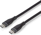 Nedis USB-Kabel - USB 2.0 - USB-C Male - USB-C Male - 60 W - 480 Mbps - Vernikkeld - 1.50 m - Rond - Silicone - Zwart - Doos - afbeelding 2