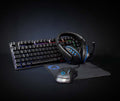 Nedis Gaming Combo Kit - 5-in-1 - Toetsenbord, Koptelefoon, Muis en Muismat - Zwart - QWERTZ - Duits - afbeelding 1