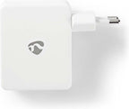 Nedis Oplader - 24 W - 4x 2.4 A - Outputs: 4 - 4x USB-A - Geen Kabel Inbegrepen - Single Voltage Output - Wit - afbeelding 16