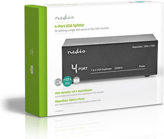 VGA splitter | 4-Poorts | Maximale resolutie: 1920x1440 - afbeelding 7