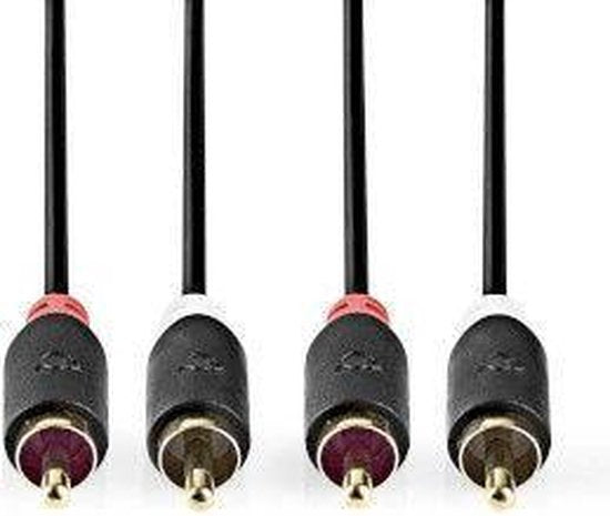 Nedis Stereo-Audiokabel - 2x RCA Male - 2x RCA Male - m - Rond - Doos - afbeelding 27