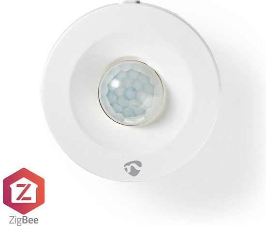 Nedis SmartLife Bewegingssensor - Zigbee 3.0 - Batterij Gevoed - IP20 - Detectiehoek: 120 ° - Detectiebereik: 5 m - Max. batterijduur: 12 Maanden - Wit - afbeelding 1