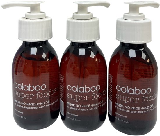3 x Oolaboo Super Foodies Hangreinigingsgel 100 ml met Panthanol - afbeelding 1