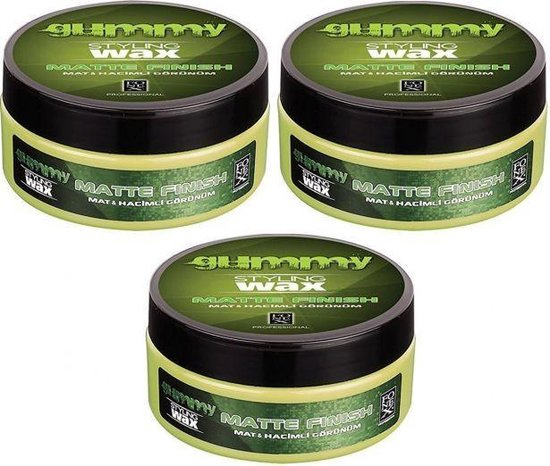 Fonex Gummy Wax Matte Finish - Groene Wax - Wax - 6 Stuks - afbeelding 1