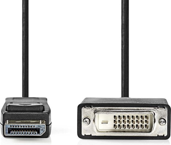 | DisplayPort Male | DVI-D 24+1-Pins Male | | | m | | | Zwart | - afbeelding 11