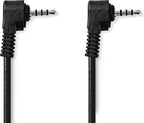 Nedis Audio-Videokabel - 3,5 mm Male - 3,5 mm Male - Vernikkeld - 2.00 m - Rond - PVC - Zwart - afbeelding 2