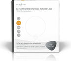 Nedis Netwerk Kabel Rol - CAT5e - Stranded - U/UTP - Koper - 100.0 m - Binnenshuis - Rond - PVC - Grijs - Gift Box - afbeelding 4