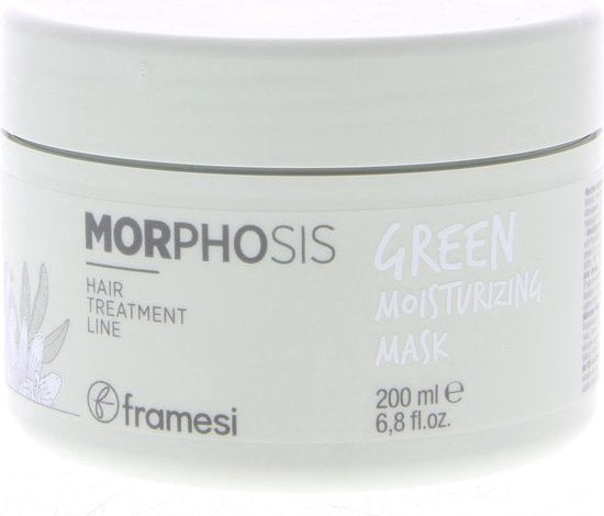Framesi Morphosis green Moisturizing Mask Masker Alle Haartypen 200ml - afbeelding 2