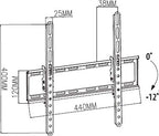 Nedis Kantelbare TV Muurbeugel - 23 t/m 55 Inch - Max 35 Kg - Zwart - afbeelding 3
