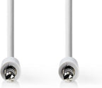Nedis Stereo-Audiokabel - 3,5 mm Male - 3,5 mm Male - Vernikkeld - 3.00 m - Rond - Wit - Polybag - afbeelding 2