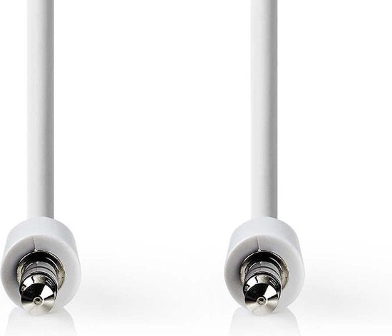 Nedis Stereo-Audiokabel - 3,5 mm Male - 3,5 mm Male - Vernikkeld - 3.00 m - Rond - Wit - Polybag - afbeelding 2