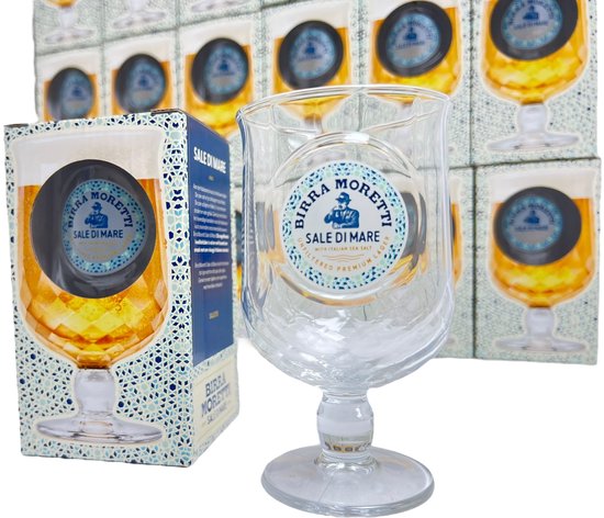 Birra Moretti - Bierglas Sale di Mare 250 ml - 6 stuks - afbeelding 5