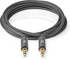 Nedis Stereo-Audiokabel - 3,5 mm Male - 3,5 mm Male - Verguld - 5.00 m - Rond - Grijs / Gun Metal Grijs - Cover Window Box - afbeelding 5