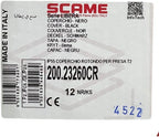Scame Opbouw Cover voor Laadpaal , Type 2 Wandcontactdoos Klepje, EV klep, 200.23260CR met Rubber , Boutjes en sticker voor diversen laadpalen - afbeelding 3