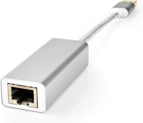 Nedis USB-netwerkadapter - USB 3.2 Gen 1 - 1 Gbps - USB-A Male - RJ45 Female - 0.20 m - Rond - Verguld - Koper - Zilver - Cover Window Box - afbeelding 5