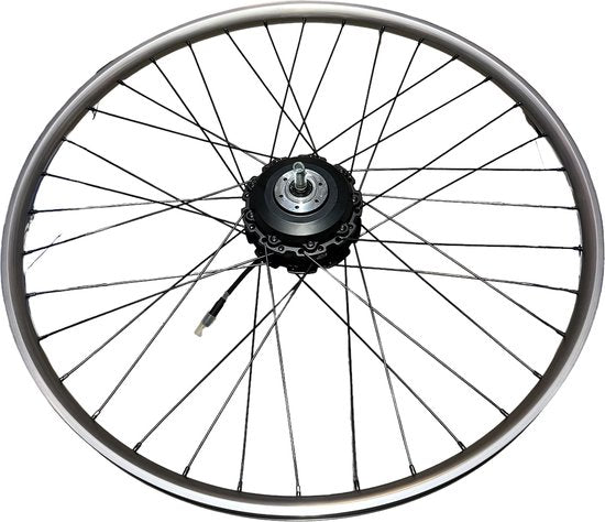 VanMoof Voorwiel nieuw S2 - met motor 28 inch - zilvergrijs - afbeelding 1