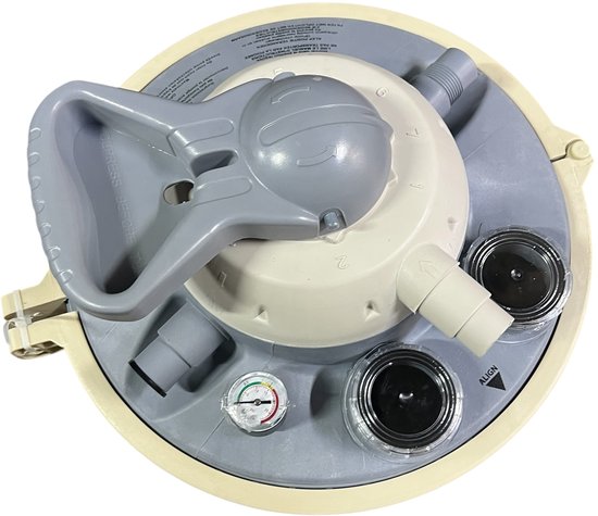 Mega Pool Filter Elite Type 10000 Zandfilterset - Inclusief Autonome Aanzuigpomp & 6-Weg Regelklep - 550W - 10 m³/u - Ø 400 mm - afbeelding 2