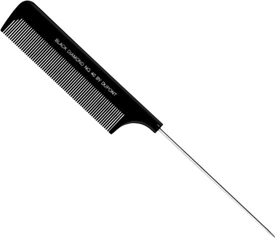 Denman Kam Black Diamond Pintail #40 Zwart 1St - afbeelding 1