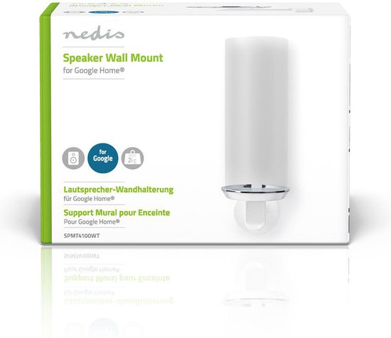 Nedis Speakerbeugel - Geschikt voor: Google Home - Wand - 2 kg - Vast - Metaal / Staal - Wit - afbeelding 10