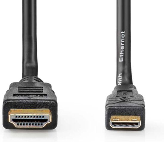 Nedis HDMI kabel m HDMI Type A (Standaard) HDMI Type C (Mini) Zwart - afbeelding 13