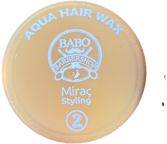 3 Stuks BABO Aqua Hair Wax Miraç 150ml - afbeelding 2
